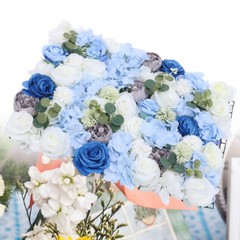 6Pcs Artificial Flower Wall Panel Floral Panel Background Wedding Birthday Decor