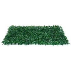12 Pack Artificial Boxwood Wall Hedge Mat PE Privacy Fence Grass Panels 40*60cm