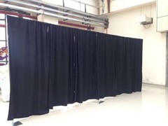 3 X 15M Telescopic Heavy Duty Pipe and Drape Kit Wedding Backdrop Frame Stand