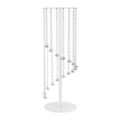 2Pcs Acrylic Column Flower Stand Clear Tall Vases for Centerpieces 23.6in