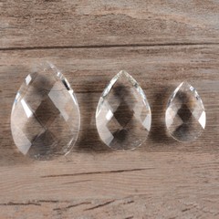 10pcs 38/50/63mm Waterdrop Crystal Pendant Prisms Chandelier Lamp Lighting Parts