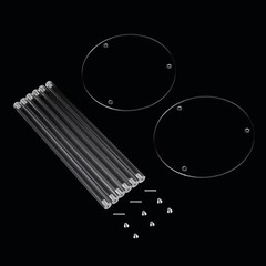 10pcs 80cm Acrylic Artificial Flower Vase Stand Wedding Centerpieces Decoration