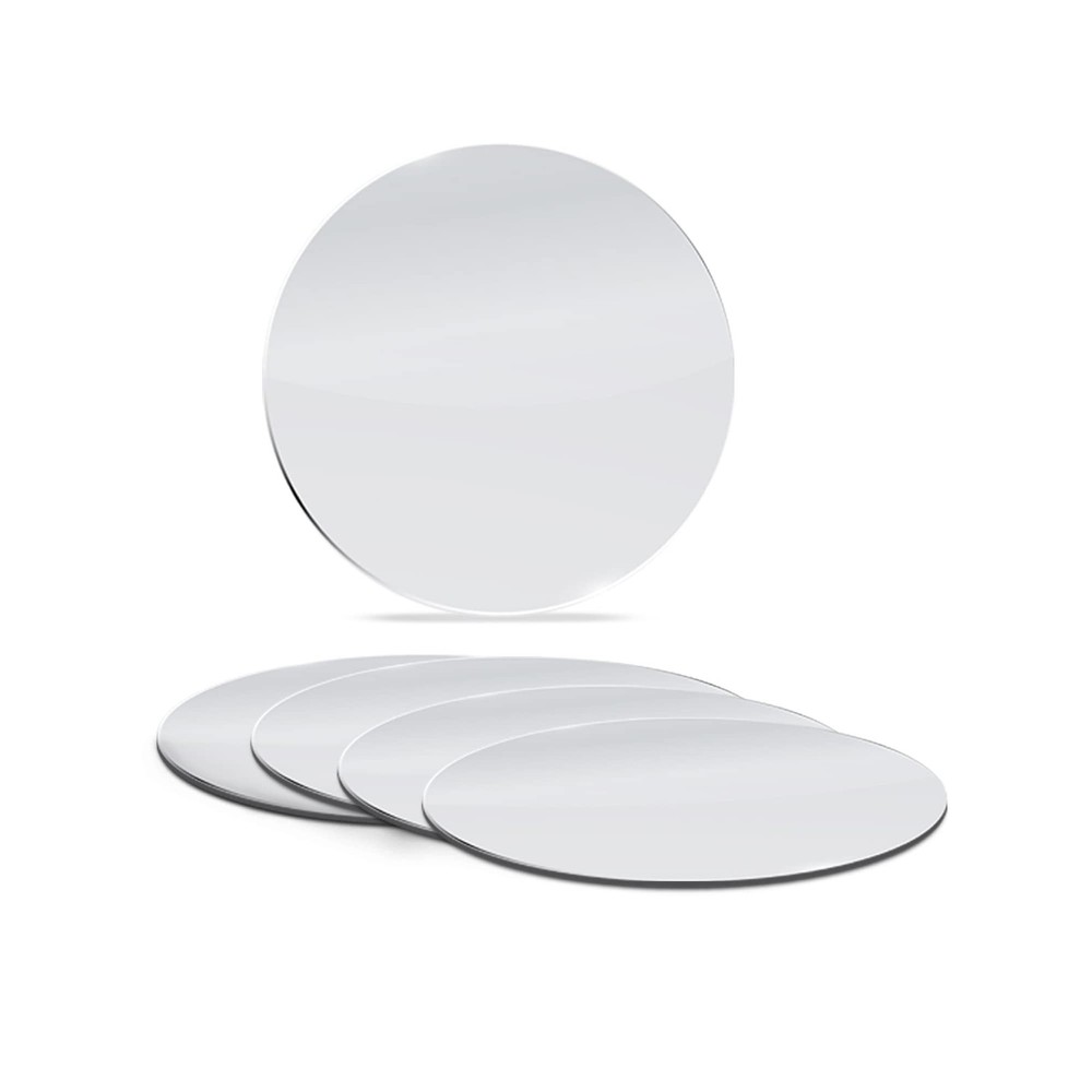9 Inch Round Mirror for Tables at Wedding, Mirror Tiles for Crafts and DIY Pr…