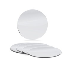 9 Inch Round Mirror for Tables at Wedding, Mirror Tiles for Crafts and DIY Pr…