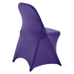 Uimoso 50PCS Purple Stretch Spandex Chair Covers for Weddings and Events