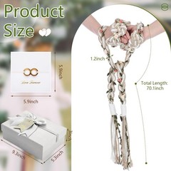 ReliThick Wedding Lasso Handfasting Cord for Wedding Ceremony Rustic Lasso La…