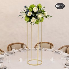10 Pcs Gold Flower Stands – Elegant Wedding Centerpieces for Any Event