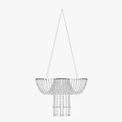 60CM Swing Cake Rack Stunning Sparkling Chandelier Stand Suspended Cake Acrylic