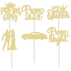 Gyufise 24Pcs Prom Cupcake Topper 2026 Prom Cake Topper for Party 2026 Gradua…