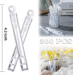 300 Pack Wedding Bubbles Bulk, Mini Party Bubble Wand For Wedding Send Off |