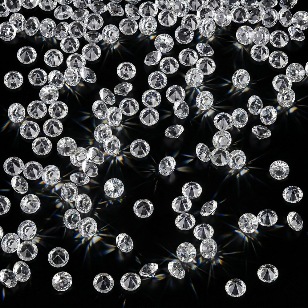 Fake Diamonds, 2000 PCS Mini Loose Diamonds Fake Crystals Rhinestones for Vase F