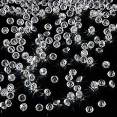Fake Diamonds, 2000 PCS Mini Loose Diamonds Fake Crystals Rhinestones for Vase F