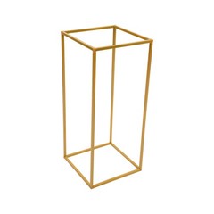 Gold Metal Wedding Balloon Stand with Flower Stands for Elegant Decor
