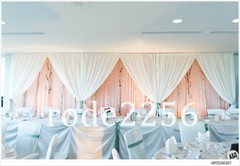 Voile fabric Fire Retardant Whole Roll 3 Colour super quality wedding drapes£1.9