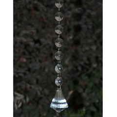 10pcs Diamond Crystal Glass Clear Chandelier Drop Pendants Wedding Table Décor
