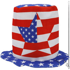 Star and Stripe Hat for National For Celebration Patriotic Party Decoration