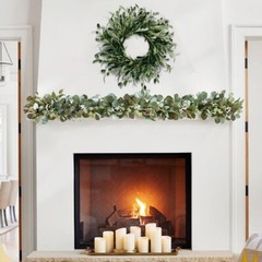 Olive Branch Wreath Artificial Wall Wedding Party Decor Farmhouse Olive garland