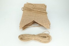 (2) – 15pcs Burlap Banner DIY Party Decor for Birthday Wedding Baby Shower Party