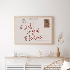 Warm Healing and Cozy Home Decor Print Retro Apartment Aesthetic Vintage Post…