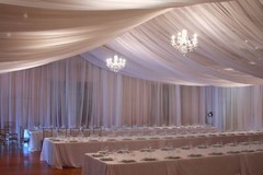 Ceiling Draping Sheer Voile Chiffon Backdrop Wall Divider Drape Panel Wedding