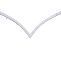 2.1m Wedding Arch Stand Backdrop White Frame Flower Balloon Stand Party Decor US