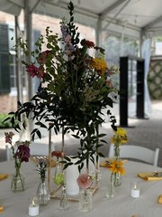 Wedding Floral Centerpiece Modern Rectangular Display Rack 15.7 In Set 2- 3 Avai