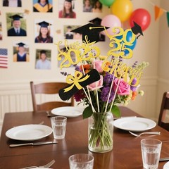 Graduation Decorations 2025, 20Pcs Graduation Centerpieces for Tables, Black …