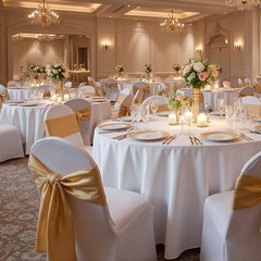 VEVOR 12PCS White Stretch Spandex Folding Chair Covers for Wedding Party Dining
