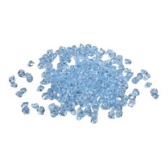 200*Acrylic Stones Highly Transparent Plastic Gems Colorful Fish Tank Decoration