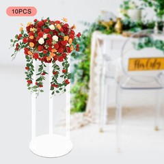 10pcs 60cm Acrylic Flower Vase Rack Wedding Garden Floral Stand Party Decoration