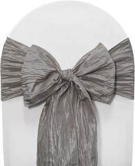 Crinkle Taffeta Chair Sashes Dusty Rose Pack of 10 Sashes Weddings Events Hotels