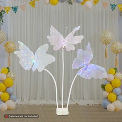 Butterfly Stand With Led Lights Artificial Butterfly Wedding Party Aisle Decor