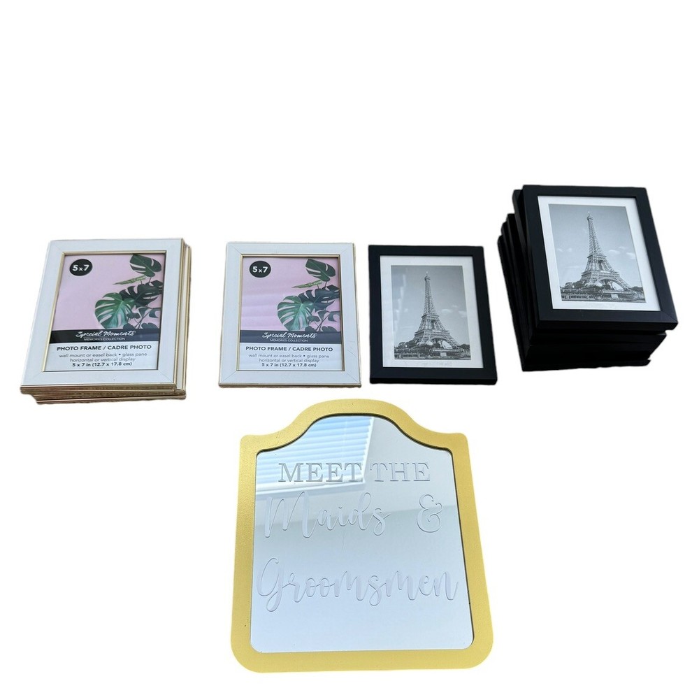 Wedding Supplies – Picture Frames For “Meet The Maids & Groomsmen” Decor