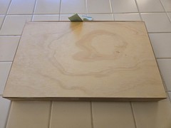 Wooden Tray with Wedding Coloring Sheets & Crayons