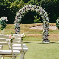 Wedding Party Arch Outdoor Garden Backdrop Stand Arbor Bridal Festival Decor USA