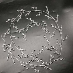 1.5M Acrylic Crystal Beads Curtain Garland Branch String Party Wedding Decor
