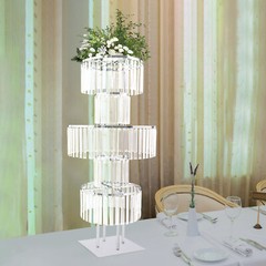 5 Tier Round Flower Stand for Wedding Reception Birthday Party Events Home Decor