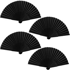 4pcs Foldable Compartments Women, Fencer Summer Wedding Chinese Fan Fold…