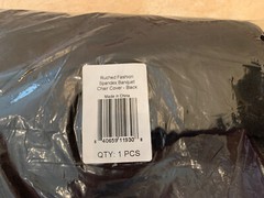 Ruched Fashion Spandex Banquet Wedding Party Chair Cover Black New In Package