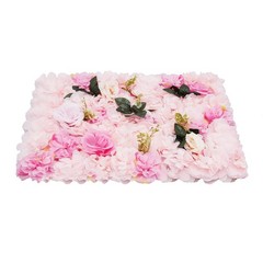 12pcs Artificial Flower Panels 24″x16″ Romantic Floral Backdrop Wedding Decor