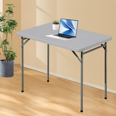Folding Table 3ft Rectangular All-Occasion Plastic Folding Event Table for In…