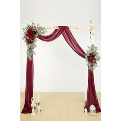 Artificial Wedding Arch Flowers Kit(Pack of 3),2Pcs Artificial Flower Arch