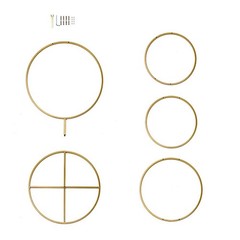 5 ft Metal Hoops Pillar Backdrop Stand Wedding Party Home Decorations Supplies
