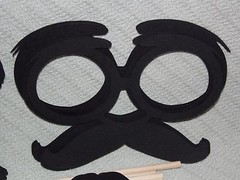 DIY Photo Booth Props of Various Mustache Funny Face Kit Party Special Occasion