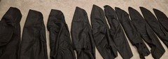 10 Chair Covers Black Wedding Reception Folding Chair Polyester Party Dinner NEW