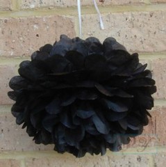 36x 30cm black white tissue paper pom poms wedding 21 birthday party venue decor