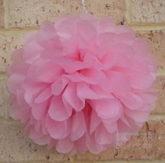 6x 30cm tissue paper pom poms wedding anniversary baby shower party venue decor