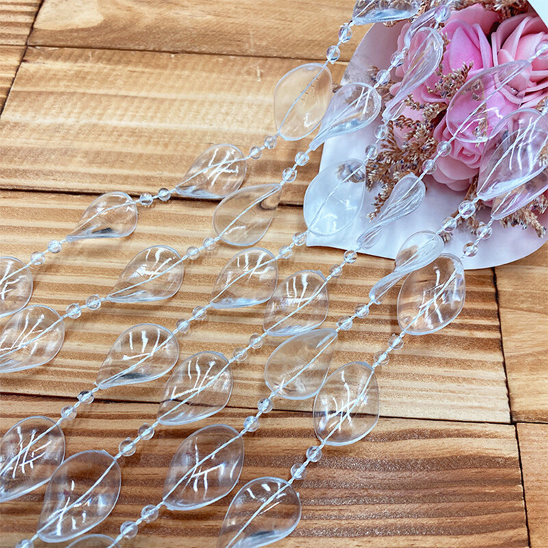 Bead Curtain Wedding Party Decor Stage Tree Bead Chain Chandelier Crystal String