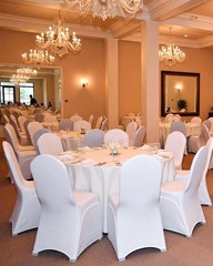 100 Pcs White Slipcovers for Dining Chairs – Stretch & Wrinkle Resistant