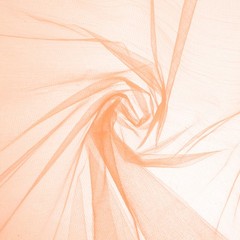 19″ by 5.5 Yard Tulle Fabric Backdrop Curtains for Decor Wedding, Orange